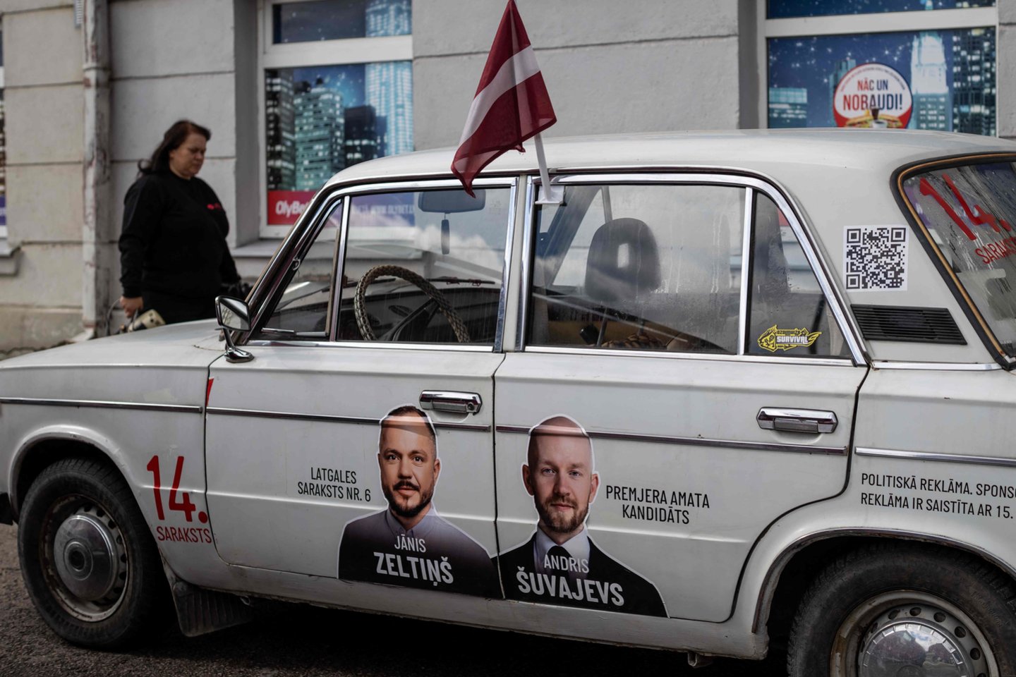 Latvija, rinkimai.<br>AFP/Scanpix nuotr.