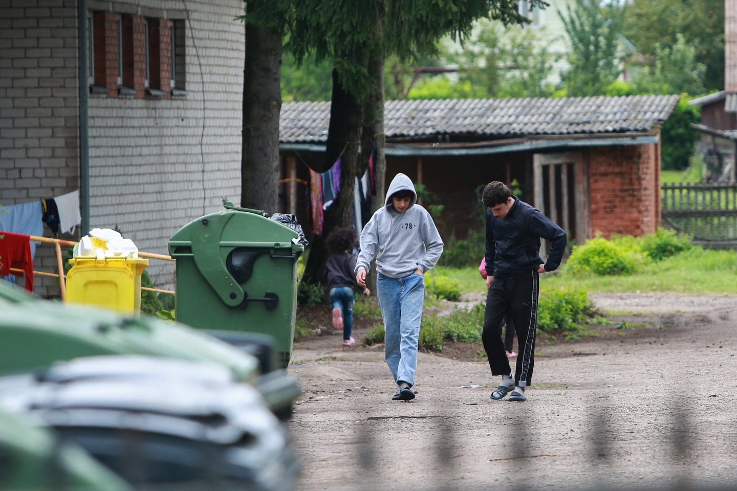 Pabėgėliai, imigrantai iš Baltarusijos<br>G.Bitvinsko nuotr.