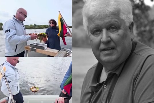 E. Jakilaitis pasidalijo jautriais kadrais iš Nemuno: pagerbė S. Paltanavičiaus atminimą