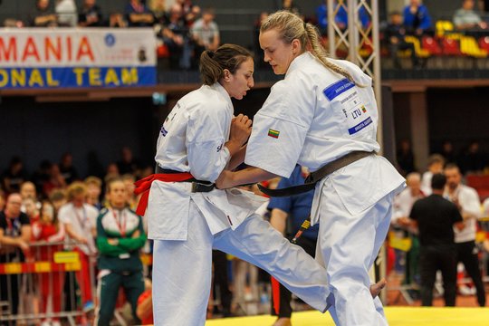 Tokiją per Rygą jau matanti karatė asė B. Gustaitytė: „Net galvojau, kad tinginiauju kovose“
