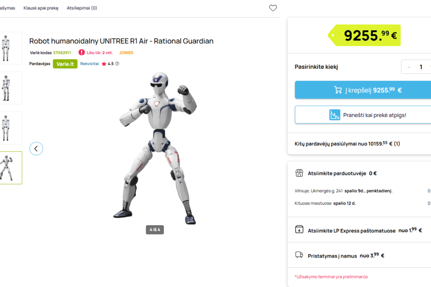 Prekybos centro internete „Varle.lt“ komanda dalyvavo parodoje ir parsivežė naujienų – pradeda robotų prekybą.