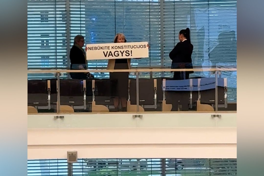 Seime – pasipriešinimas branduolinio ginklo dislokavimui Lietuvoje: užfiksavo, kas vyko