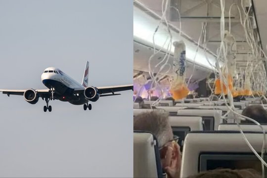 Kraupios akimirkos skrydyje iš Londono: lėktuvas staiga nusileido 8,5 kilometro