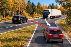 Atrodo paprasta, bet suklysta ir patyrusieji: kas turi praleisti automobilį šioje sankryžoje?