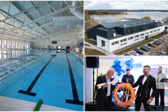 Už daugiau kaip 12 mln. eurų – visiškas virsmas: žinomą Lietuvos baseiną dabar sunku atpažinti