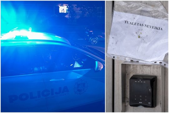 Vilniuje kažkas susprogdino gatvėje stovėjusį tualetą – buvo išdrabstytas gabalais