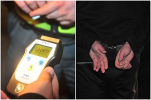 Girtas vairuotojas greta Vilniaus pasipriešino policijai ir sužalojo pareigūnę