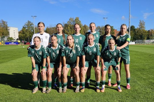 Merginų U17 rinktinė atrankos turnyrą pradėjo lygiosiomis su latvėmis