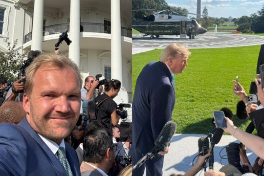 LRT žurnalisto klausimas D. Trumpui sulaukė tarptautinio atgarsio
