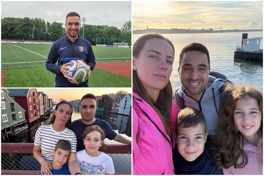 Futbolo treneris iš Portugalijos save vadina meilės emigrantu: paskui mylimąją atsekė į Gargždus