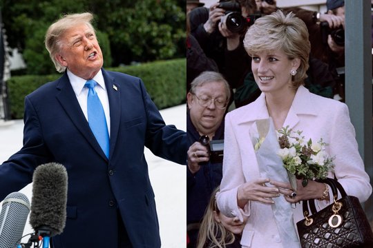 Donaldas Trumpas norėjo užkariauti princesės Dianos širdį: jos atsakas – negailestingas