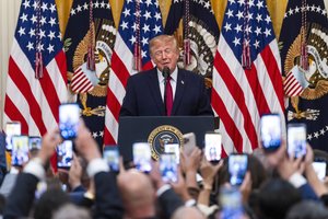 D. Trumpas: iki kadencijos vidurio rinkimų JAV Irano nepuls