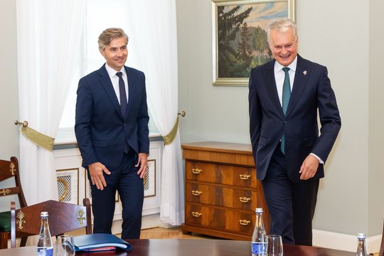 G. Nausėda apie K. Budrio žodžius dėl nekandidatavimo į prezidentus: mažiau klausykite, ką politikai sako