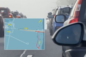 Įspėja vairuotojus: Kleboniškio tilto remonto zonoje keičiasi eismas