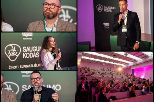 Konferencija „Saugumo kodas“: pasižvalgykite po „Skaitmeninio fronto“ salę