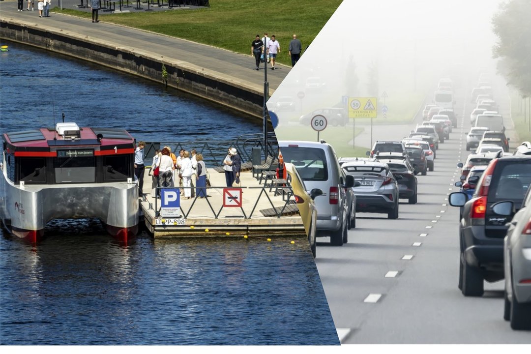 Upė nuo spūsčių neišgelbėjo: keleivių skaičiai gražūs, o miestas ir toliau sukaustytas