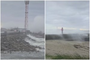 Skelbia, kur vėjas siautėjo smarkiausiai: virto medžiai, kai kur sutriko elektros tiekimas
