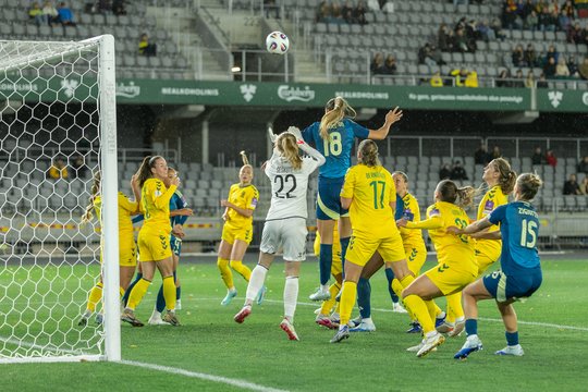 Lietuvos futbolininkės ilgam įsimins švedės F. Schroder pavardę – Kaune be gailesčio mušė įvarčius