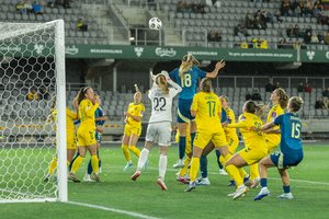 Lietuvos futbolininkės ilgam įsimins švedės F. Schroder pavardę – Kaune be gailesčio mušė įvarčius