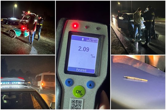 Reidas Vilniuje: girčiausia buvo mikroautobusą vairavusi taksistė, su narkotikais sulaikyti du vyrai