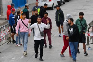 Prieš Ispanijos karaliaus vizitą Seutoje išardyta paskutinė migrantų stovykla