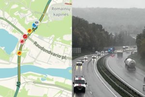 Kelyje A5 prie Kauno – trijų automobilių susidūrimas