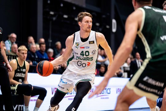 Tris kėlinius atsilikęs „Žalgiris“ vos išsigelbėjo prieš „Nevėžį“
