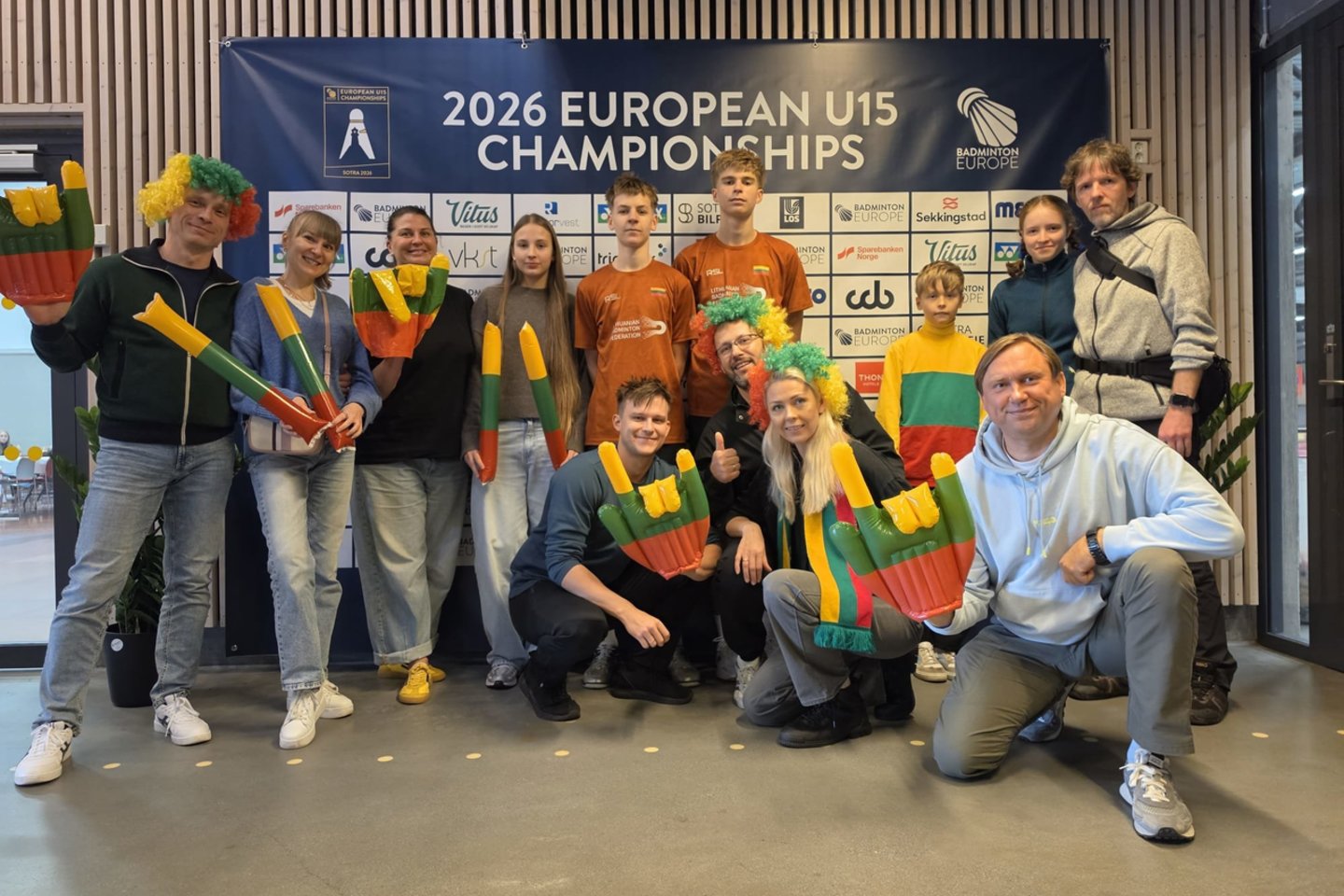 Lietuvos jaunučių badmintono rinktinė<br> Lietuvos badmintono federacijos nuotr.