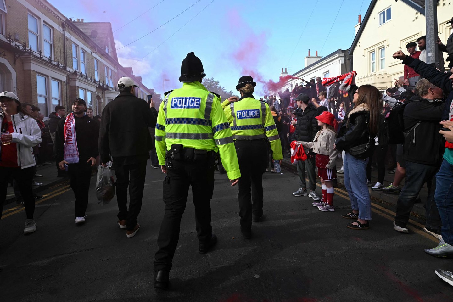 Anglijos policija.<br>AFP/Scanpix nuotr.
