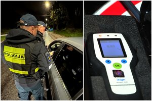 Per trumpą Klaipėdos policijos reidą sučiupti trys girti vairuotojai