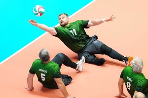 Lietuvos tinklinio sėdint rinktinė – per plauką nuo prizinės vietos Europos čempionate