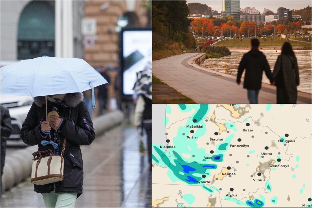 Laukia dar porcija lietaus, o tuomet – malonūs pokyčiai