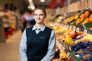 „Lidl“ parduotuvės Kaune vadovė Virginija įsitikinusi: geriausių rezultatų galima pasiekti tik dirbant komandoje