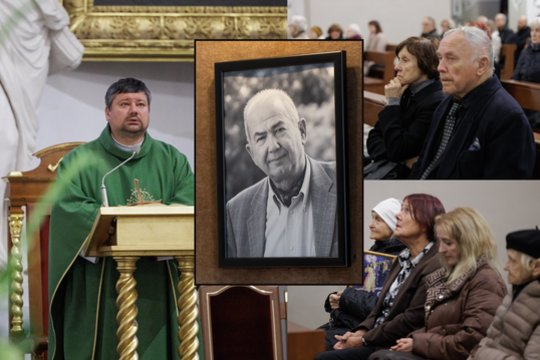 Vilniaus bažnyčioje – jautrios šv. Mišios už Henriką Vaitiekūną: rinkosi artimieji