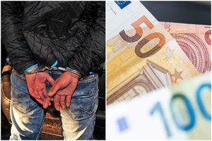 Per mišką besirangančioje gatvėje iš vilniečio atimta 19 tūkst. eurų – vienas įtariamasis jau sučiuptas
