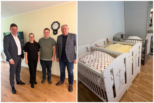 Trigubas džiaugsmas Telšiuose: trynukų susilaukusi šeima jiems išrinko ypatingus vardus