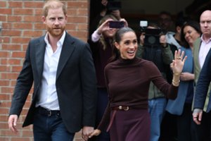 Po sugrįžimo į Jungtinę Karalystę – pirmas viešas princo Harry ir Meghan Markle pasirodymas