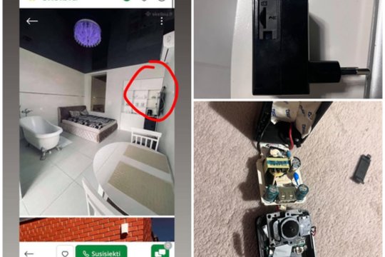 Panevėžio apartamentuose – šiurpus radinys: įrenginys buvo nukreiptas tiesiai į lovą