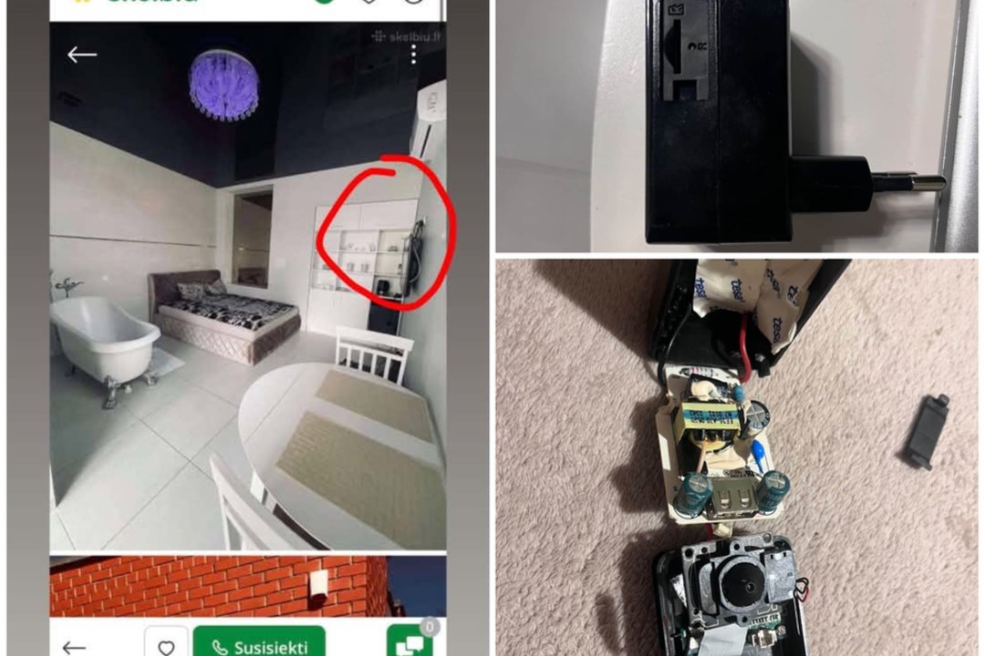 Panevėžio apartamentuose – šiurpus radinys: įrenginys buvo nukreiptas tiesiai į lovą