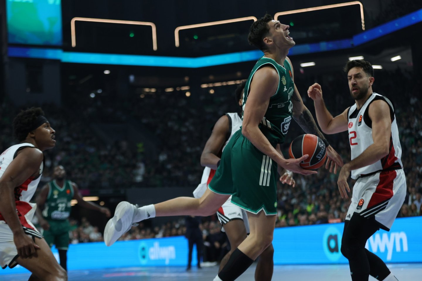 Panathinaikos ir Hapoel komandų rungtynės