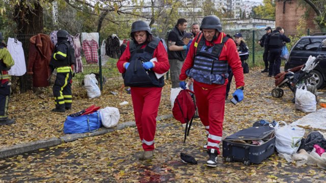 Ukrainoje – kruvina raketų ataka: mažiausiai 21 žmogus sužeistas