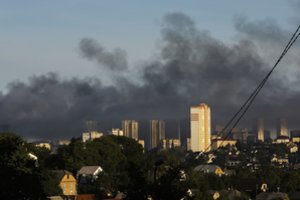 Ukrainos oro gynyba numušė kelias rusų raketas ir šimtus dronų