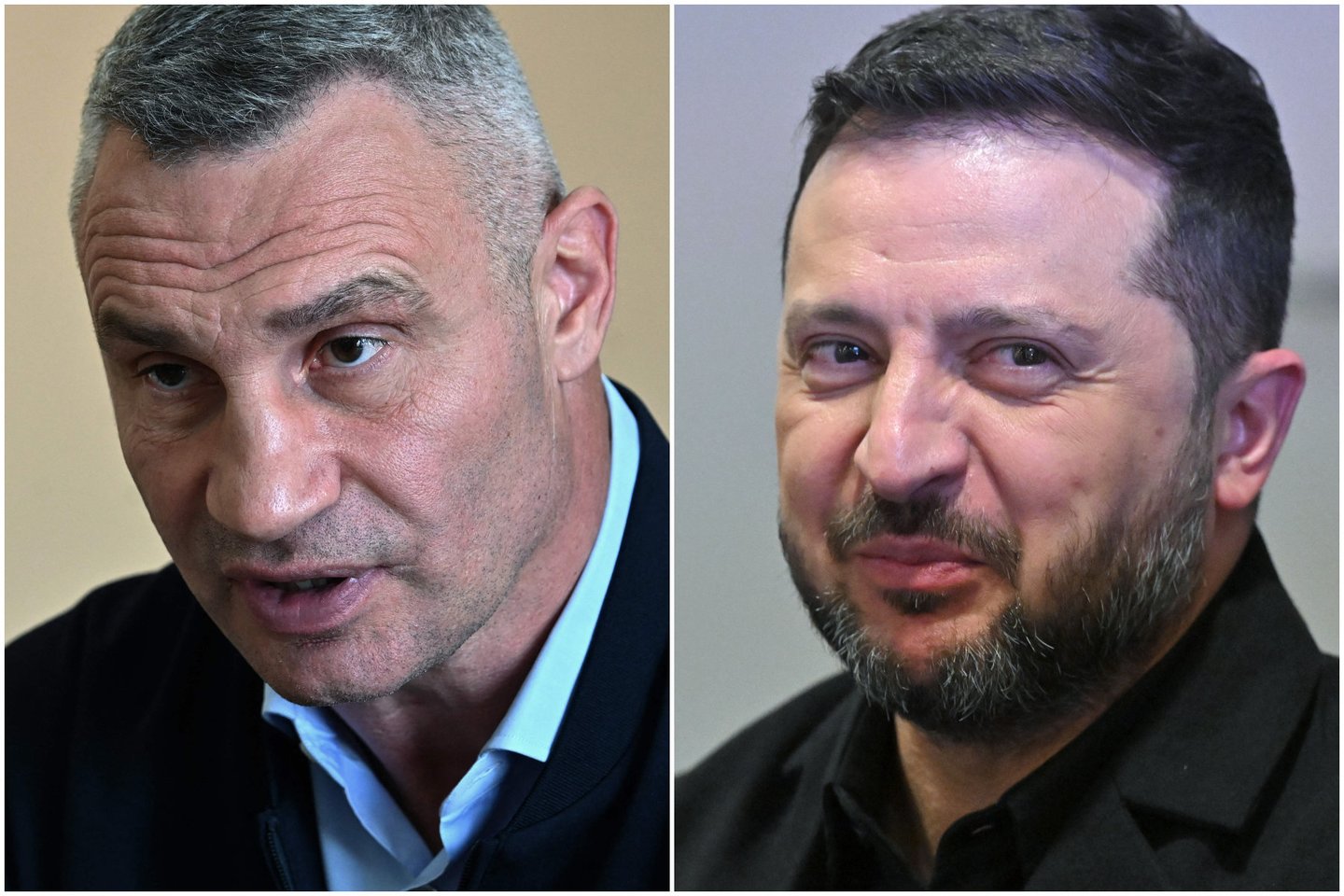 V. Klyčko ir V. Zelenskis.