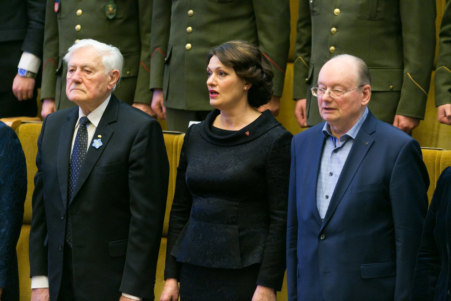 Valdas Adamkus, Diana Nausėdienė, Česlovas Juršėnas<br>T.Bauro nuotr.