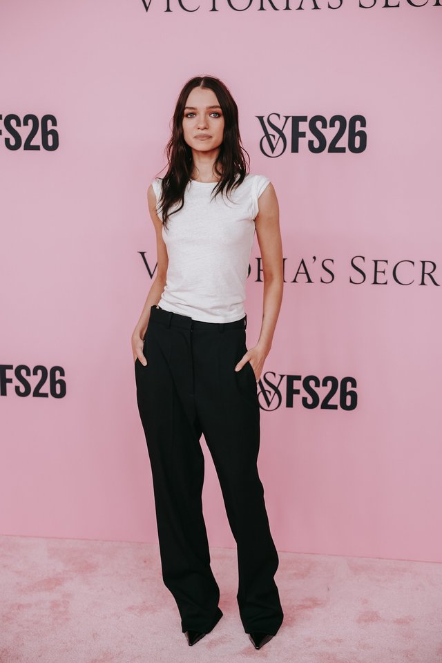 „Victoria’s Secret“ šou.<br>EPA-ELTA/CHRIS TORRES nuotr.
