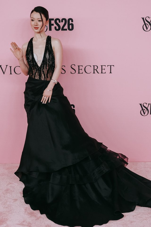 „Victoria’s Secret“ šou.<br>EPA-ELTA/CHRIS TORRES nuotr.