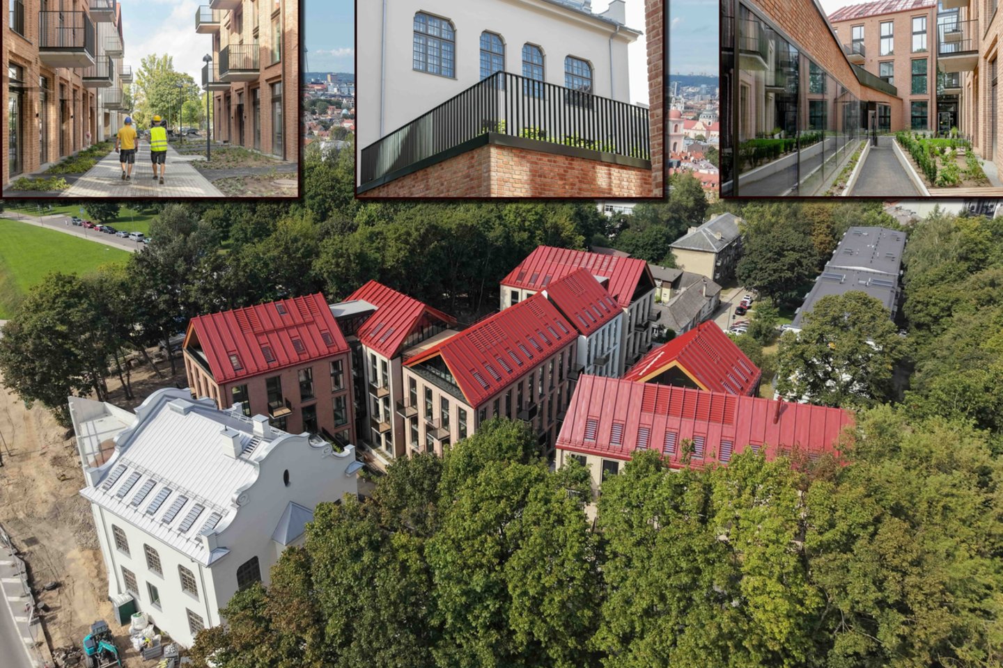 Kvartalą projektavo studija „Do Architects“ (vadovaujanti architektė – Andrė Baldišiūtė).