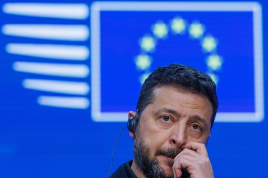 Karas Ukrainoje. Dėl smūgių Rusijai – V. Zelenskio sąlyga D. Trumpui  