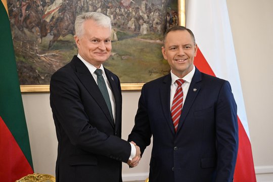K. Nawrockis: Lenkija ir Lietuva vienodai supranta Rusijos keliamą grėsmę