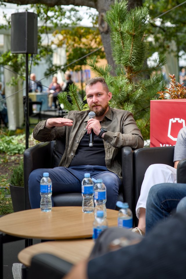 Vilniaus miesto savivaldybės Civilinės saugos skyriaus vedėjas Žygimantas Solovjovas.